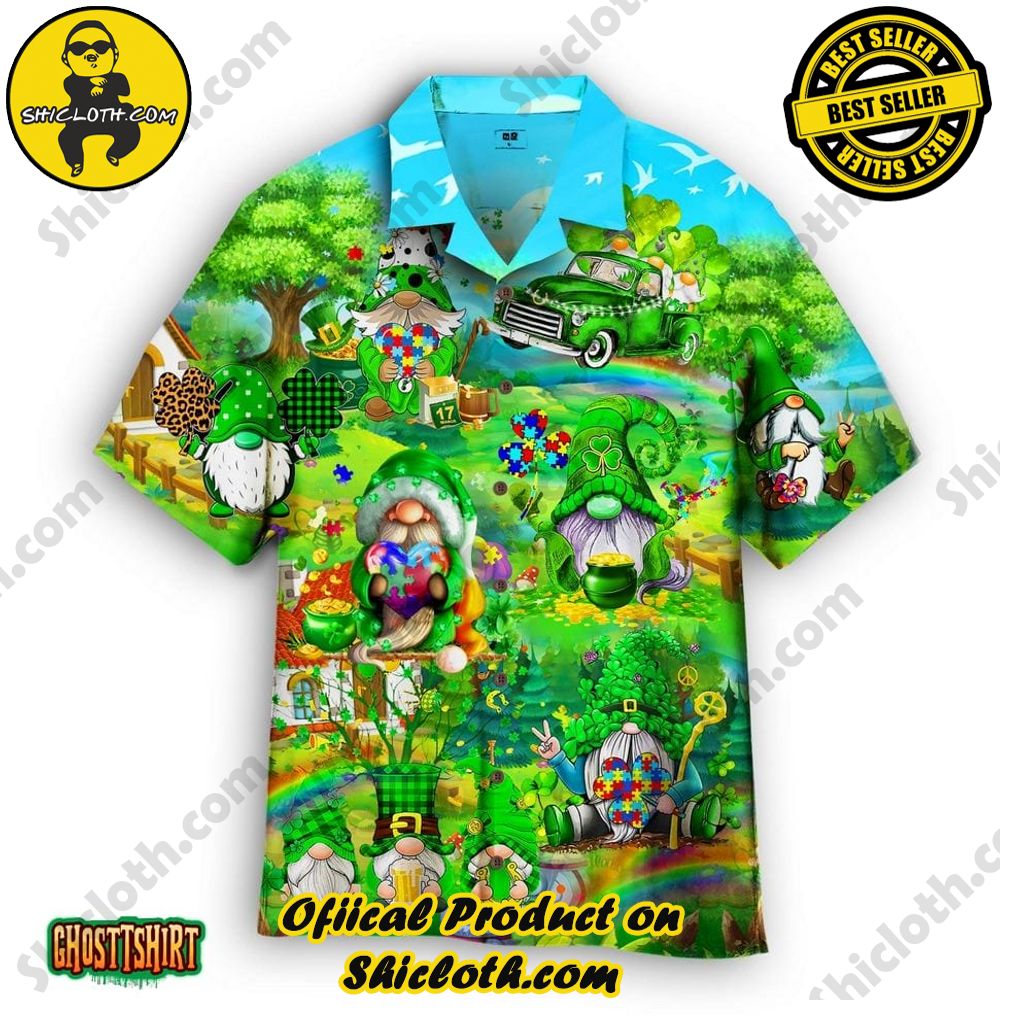 Discover the Perfect Beachwear: Shicloth's Stylish Summer Shirts for Your Next Vacation 33 Amazing Cute Green Gnomes St Patricks Day Aloha Hawaiian Shirt