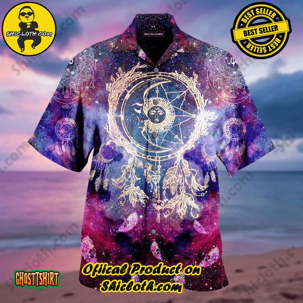 Discover the Perfect Beachwear: Shicloth's Stylish Summer Shirts for Your Next Vacation 42 Amazing Dreamcatcher Purple Aloha Hawaiian Shirt