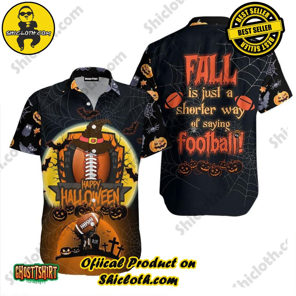 Discover the Perfect Beachwear: Shicloth's Stylish Summer Shirts for Your Next Vacation 52 Amazing Football Halloween Aloha Hawaiian Shirt
