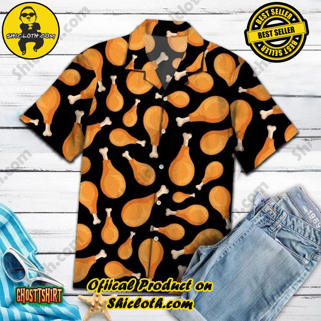 Discover the Perfect Beachwear: Shicloth's Stylish Summer Shirts for Your Next Vacation 53 Amazing Fried Chicken Aloha Hawaiian Shirt
