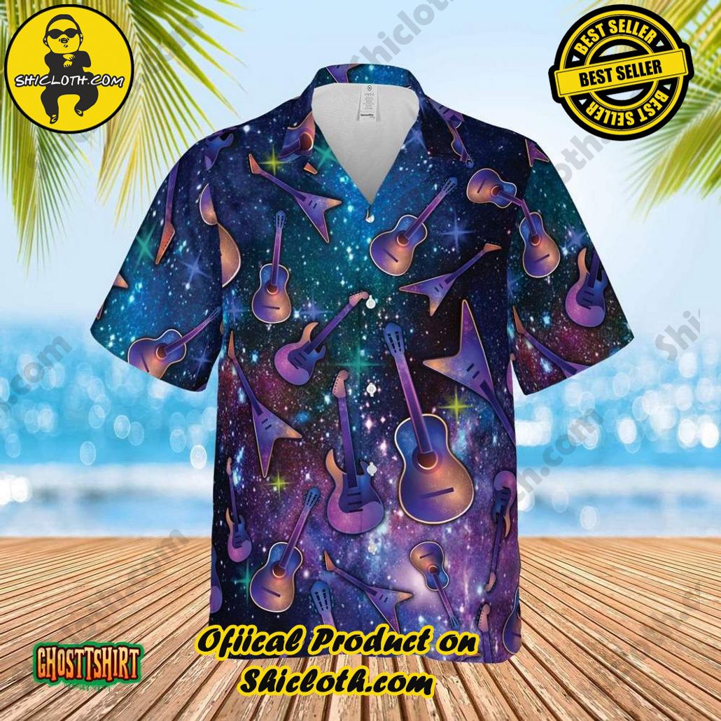 Discover the Perfect Beachwear: Shicloth's Stylish Summer Shirts for Your Next Vacation 55 Amazing Galaxy Guitar Aloha Hawaiian Shirt