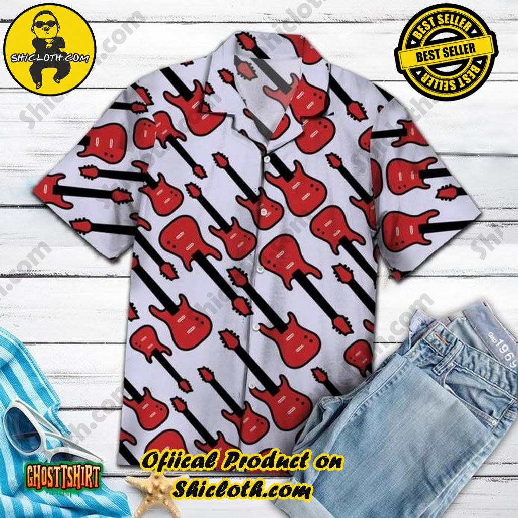 Discover the Perfect Beachwear: Shicloth's Stylish Summer Shirts for Your Next Vacation 63 Amazing Guitar Aloha Hawaiian Shirt