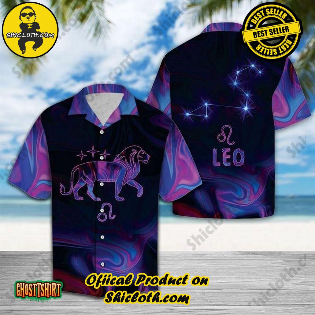 Discover the Perfect Beachwear: Shicloth's Stylish Summer Shirts for Your Next Vacation 96 Amazing Leo Horoscope Purple Aloha Hawaiian Shirt