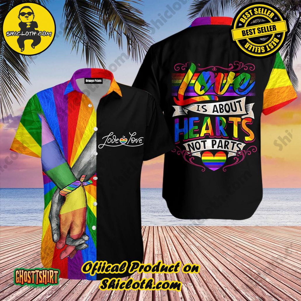 Discover the Perfect Beachwear: Shicloth's Stylish Summer Shirts for Your Next Vacation 100 Amazing LGBT Love Is About Hearts Not Parts Aloha Hawaiian Shirt