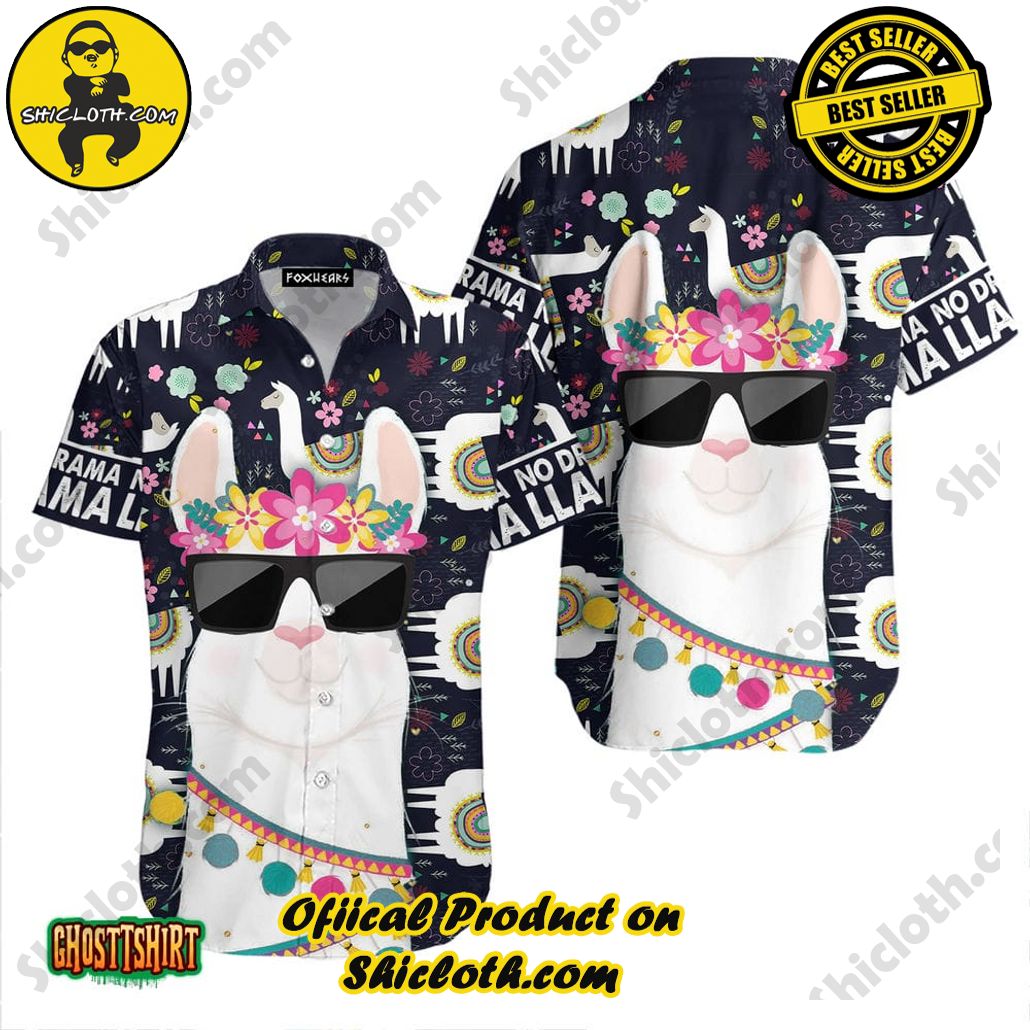 Shicloth Beach Shirts: The Perfect Summer Wardrobe Staple 2 Amazing Liama Black Aloha Hawaiian Shirt