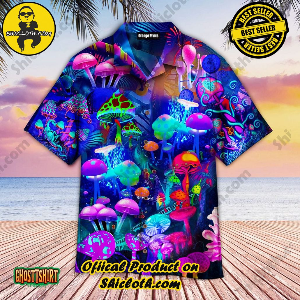 Shicloth Beach Shirts: The Perfect Summer Wardrobe Staple 9 Amazing Magic Mushroom Peace Life Aloha Hawaii Shirt For Men Women