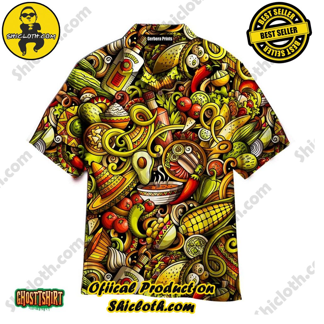 Shicloth Beach Shirts: The Perfect Summer Wardrobe Staple 13 Amazing Mexican Food Aloha Hawaii Shirt For Men Women