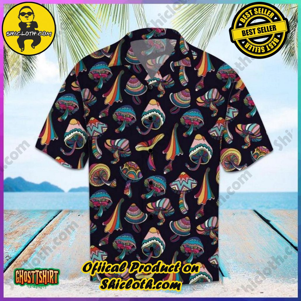 Shicloth Beach Shirts: The Perfect Summer Wardrobe Staple 20 Amazing Mushroom Aloha Hawaiian Shirt