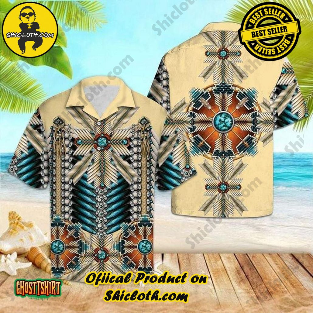 Shicloth Beach Shirts: The Perfect Summer Wardrobe Staple 29 Amazing Native Warrior Yellow Aloha Hawaiian Shirt