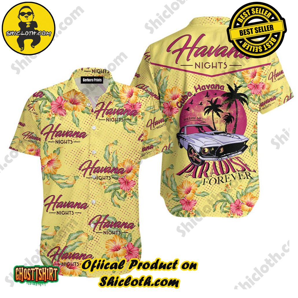Shicloth Beach Shirts: The Perfect Summer Wardrobe Staple 34 Amazing Nights In Cuba Havana Nights Yellow Aloha Hawaiian Shirt