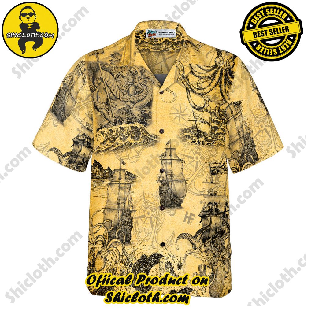 Shicloth Beach Shirts: The Perfect Summer Wardrobe Staple 38 Amazing Octopus Hawaiian shirt