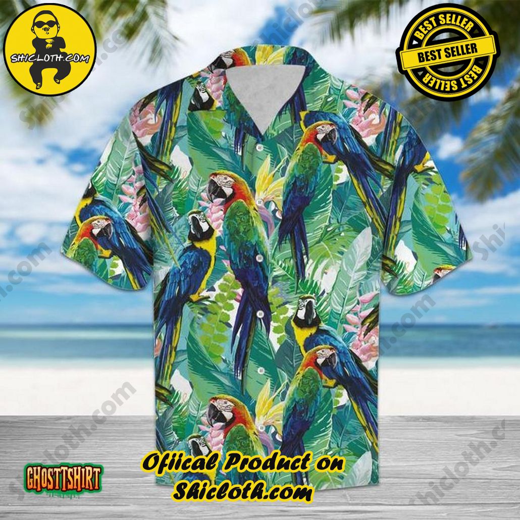 Shicloth Beach Shirts: The Perfect Summer Wardrobe Staple 42 Amazing Parrot Aloha Hawaiian Shirt