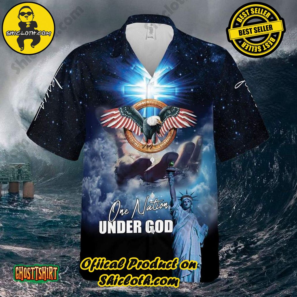 Shicloth Beach Shirts: The Perfect Summer Wardrobe Staple 44 Amazing Patriotic Eagle One Nation Under God Aloha Hawaiian Shirt