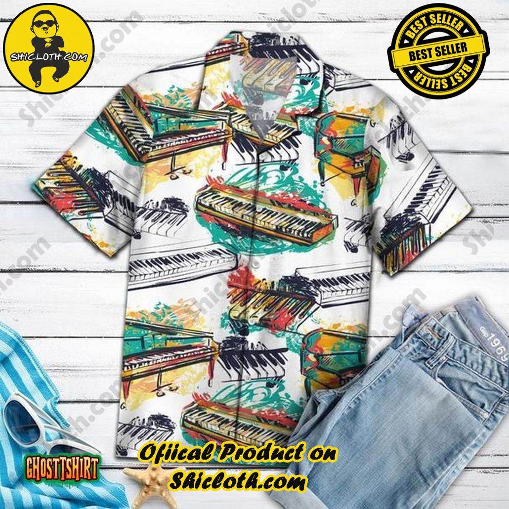 Shicloth Beach Shirts: The Perfect Summer Wardrobe Staple 45 Amazing Piano Aloha Hawaiian Shirt