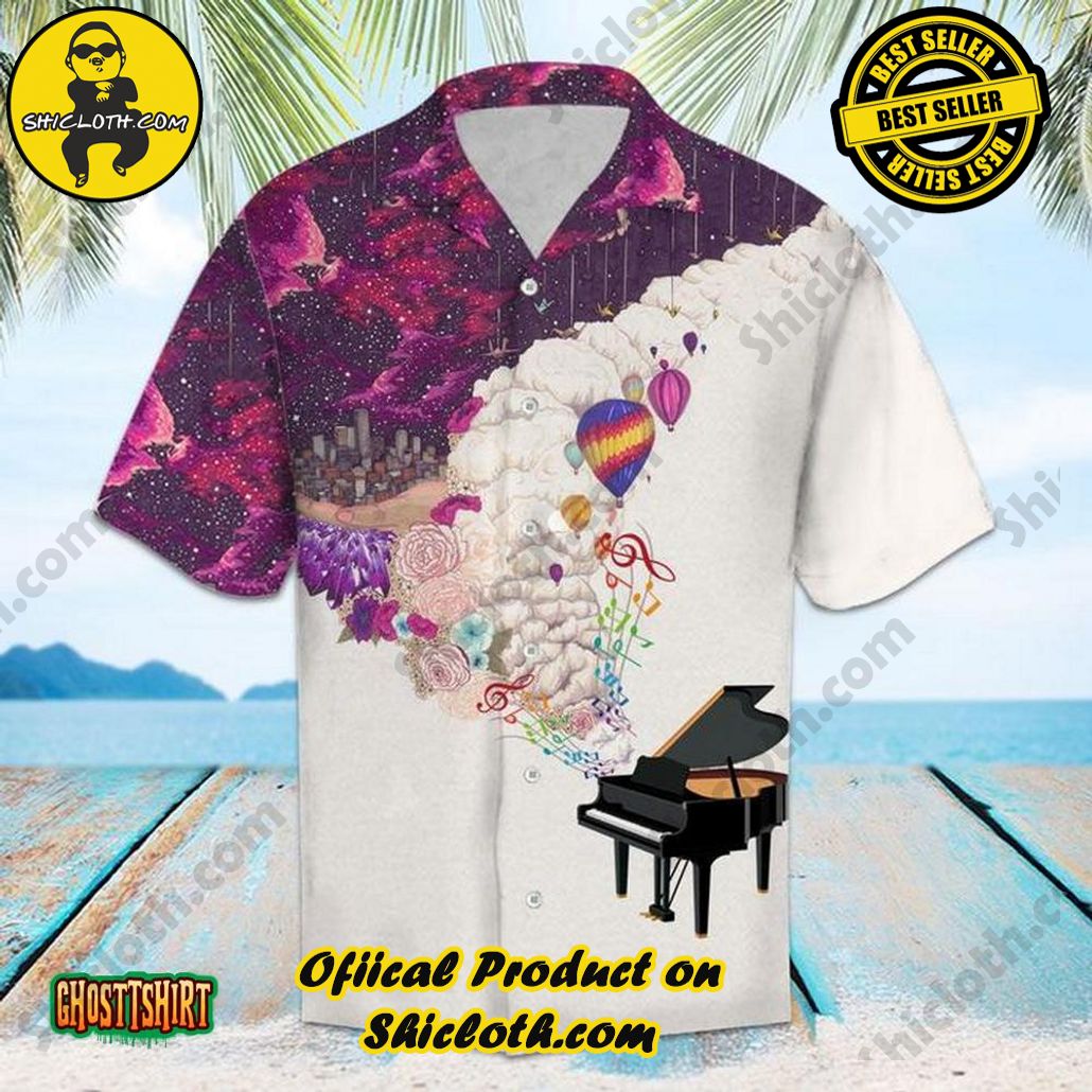 Shicloth Beach Shirts: The Perfect Summer Wardrobe Staple 46 Amazing Piano Magic Aloha Hawaiian Shirt