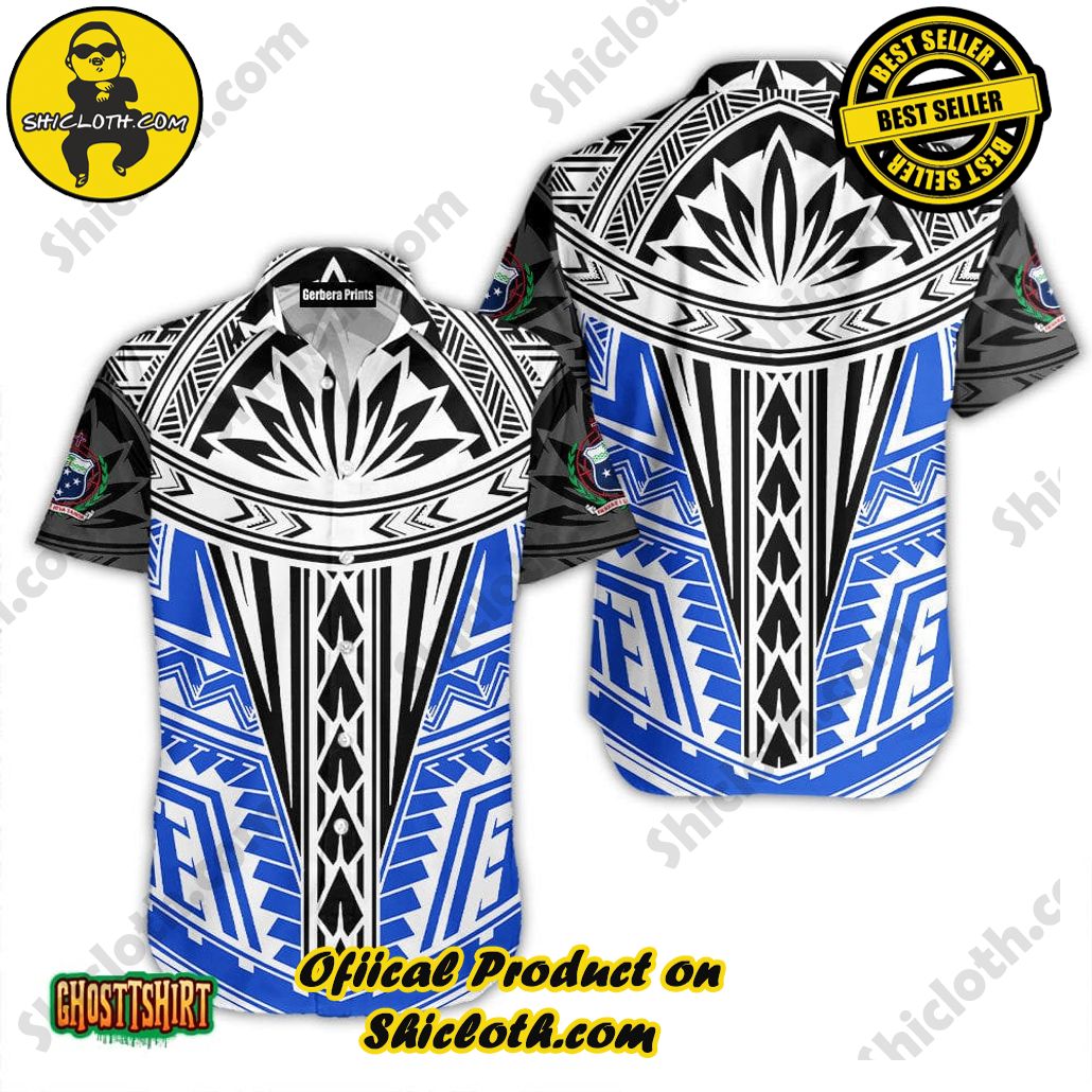 Shicloth Beach Shirts: The Perfect Summer Wardrobe Staple 61 Amazing Polynesian Tattoo Pattern Blue And Black Aloha Hawaiian Shirt