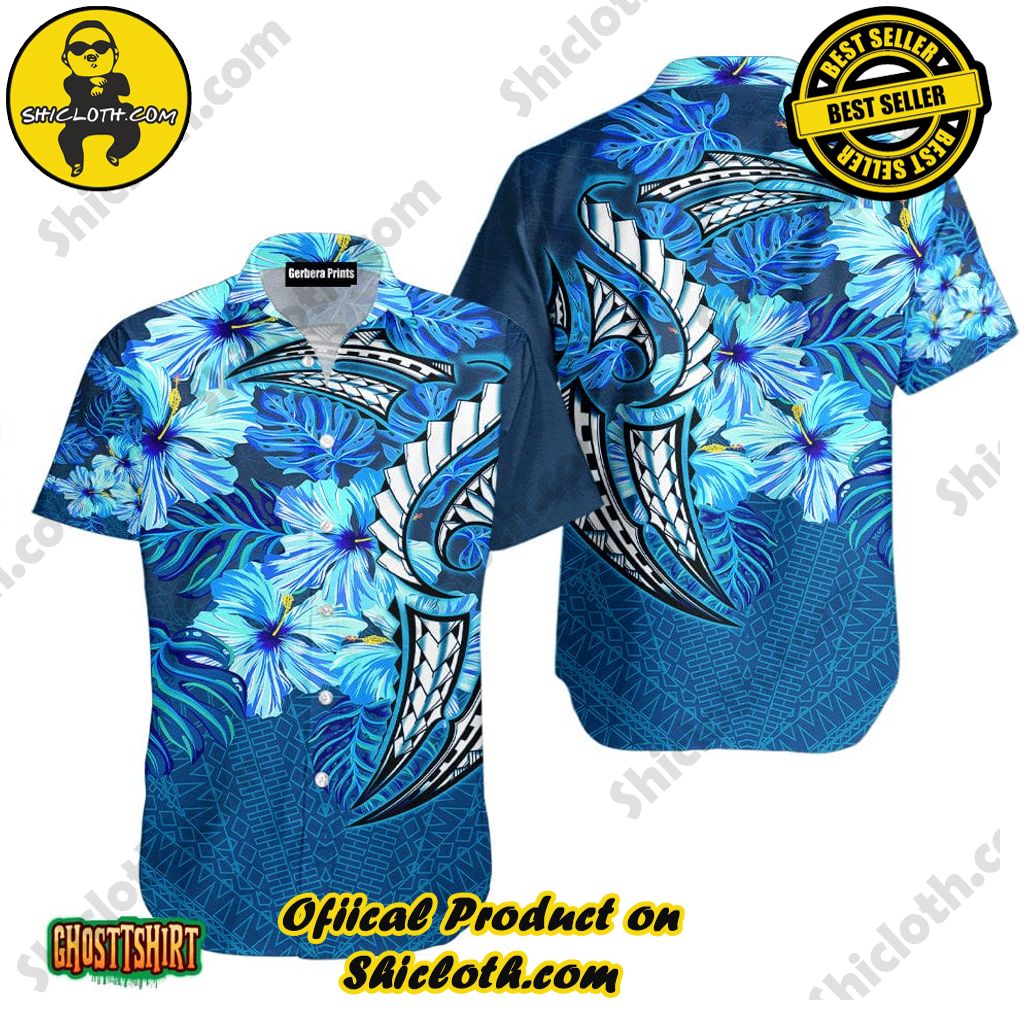 Shicloth Beach Shirts: The Perfect Summer Wardrobe Staple 63 Amazing PolynesianBlue Aloha Hawaiian Shirt