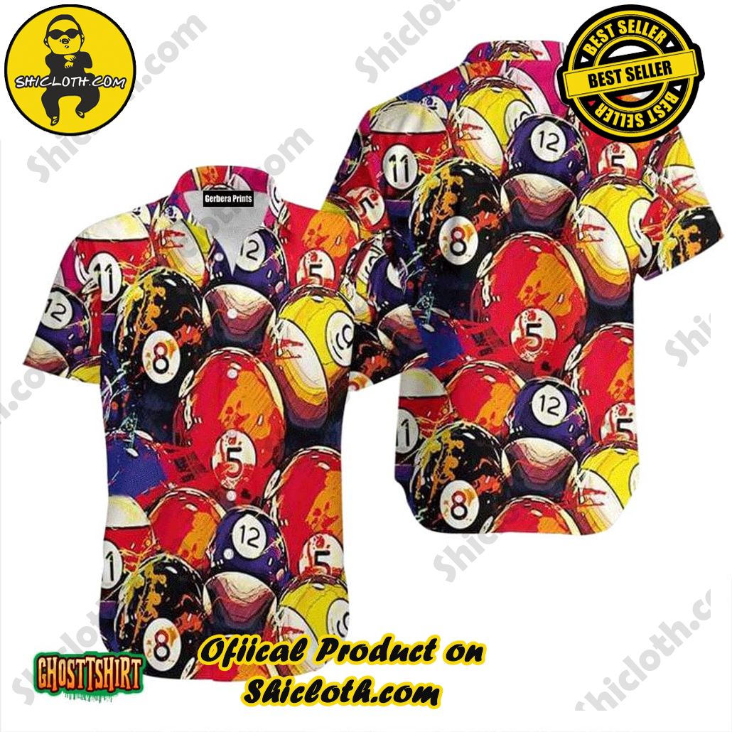 Shicloth Beach Shirts: The Perfect Summer Wardrobe Staple 64 Amazing Pool Billiard Red Aloha Hawaiian Shirt