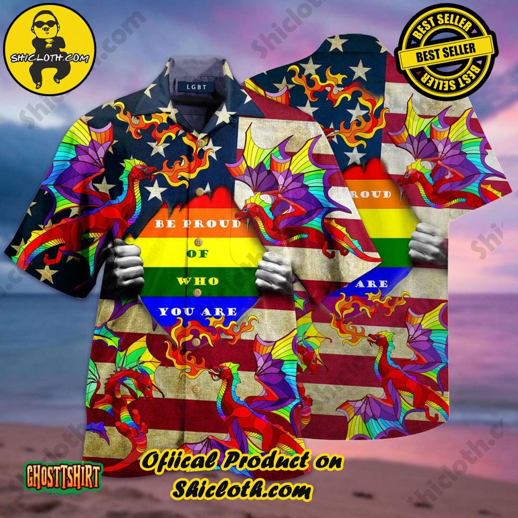 Shicloth Beach Shirts: The Perfect Summer Wardrobe Staple 68 Amazing Rainbow Dragon Red Aloha Hawaiian Shirt