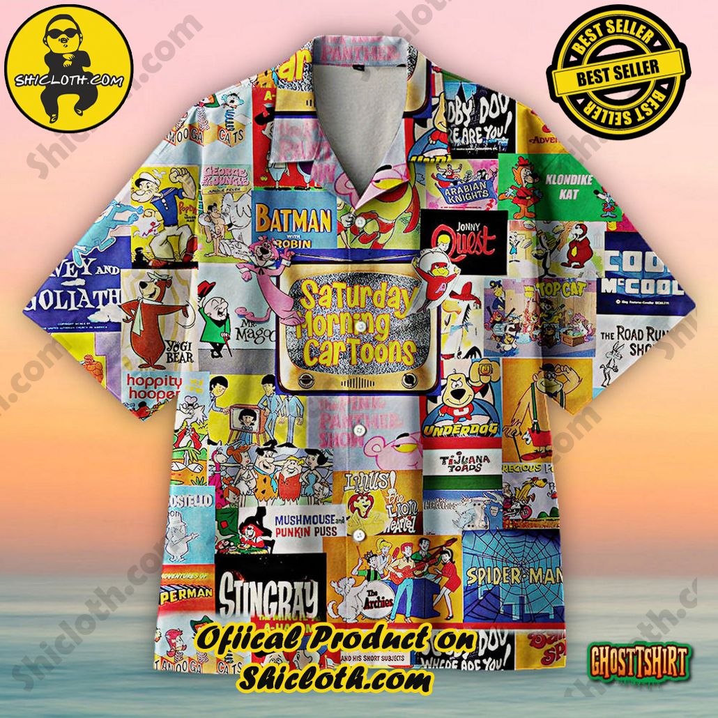 Shicloth Beach Shirts: The Perfect Summer Wardrobe Staple 85 Amazing Saturday Morning Cartoons Aloha Hawaiian Shirt