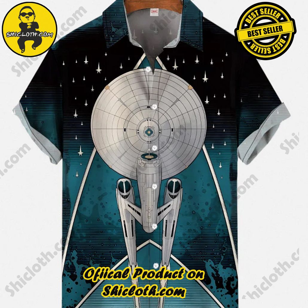 Shicloth Short Sleeve Shirts: The Perfect Way to Stay Cool and Comfortable on Your Beach Vacation 8 Blue Mysterious Space Glittering Stars Sky And Starship Printing Short Sleeve Shirt
