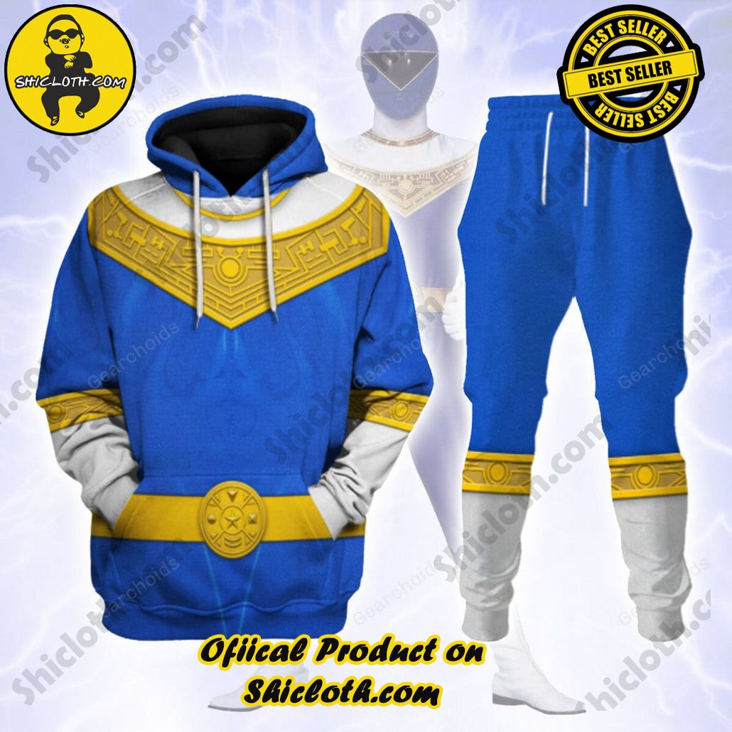 Unleash Your Inner Ranger: Introducing Shicloth's Power Rangers Lightspeed Outfit Costume Collection 4 Blue Power Rangers Zeo Hoodies Sweatshirt T-shirt Hawaiian Tracksuit