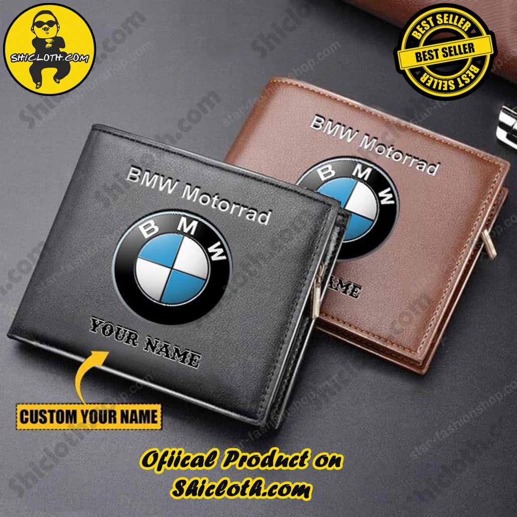 Discover the Timeless Elegance: Shicloth's Leather Wallet Unveiled 7 BMW Motorrad Custom Name Handmade Leather Wallet