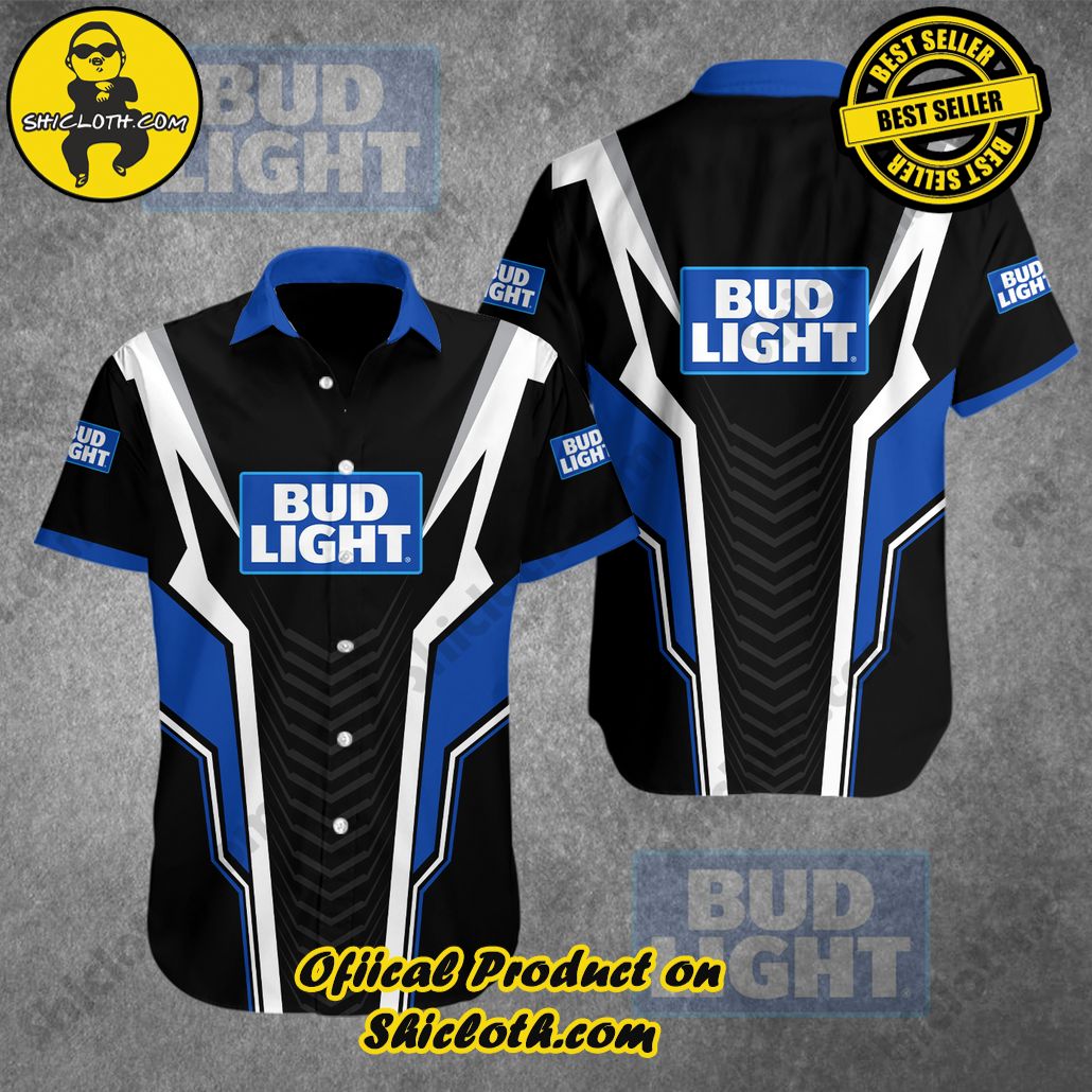 Discover Paradise: Shicloth's Button Shirt - Hawaiian Shirt 8 Bud Light Button Shirt V2 - Hawaiian Shirt