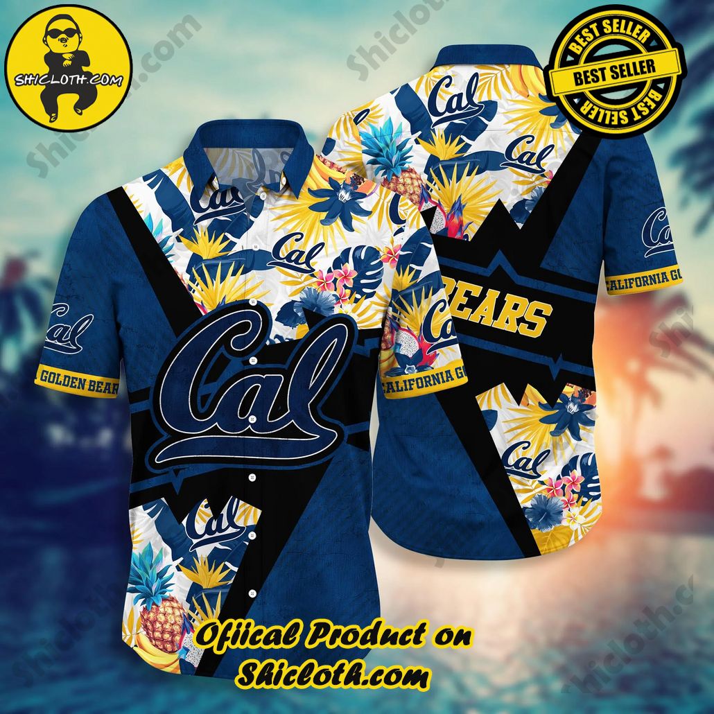 Show Your Team Spirit with Shicloth NCAA Beach Shirts 58 California Golden Bears NCAA Hawaiian Shirt Sprinklerstime Aloha Shirt