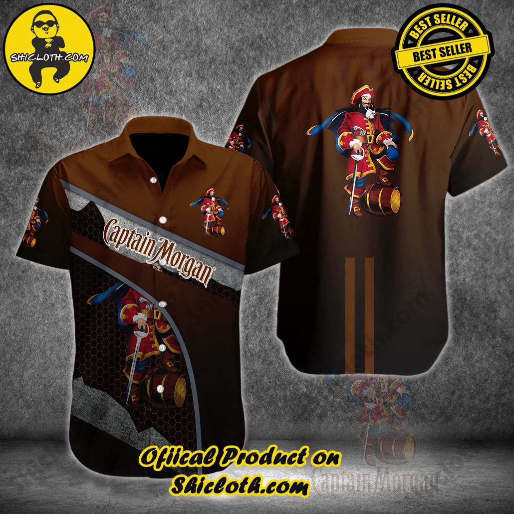 Discover Paradise: Shicloth's Button Shirt - Hawaiian Shirt 13 Captain Morgan Button Shirt - Hawaiian Shirt