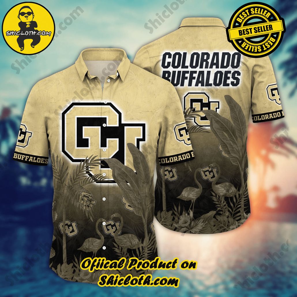 Show Your Team Spirit with Shicloth NCAA Beach Shirts 73 Colorado Buffaloes NCAA Hawaiian Shirt Beach Ballstime Aloha Shirt
