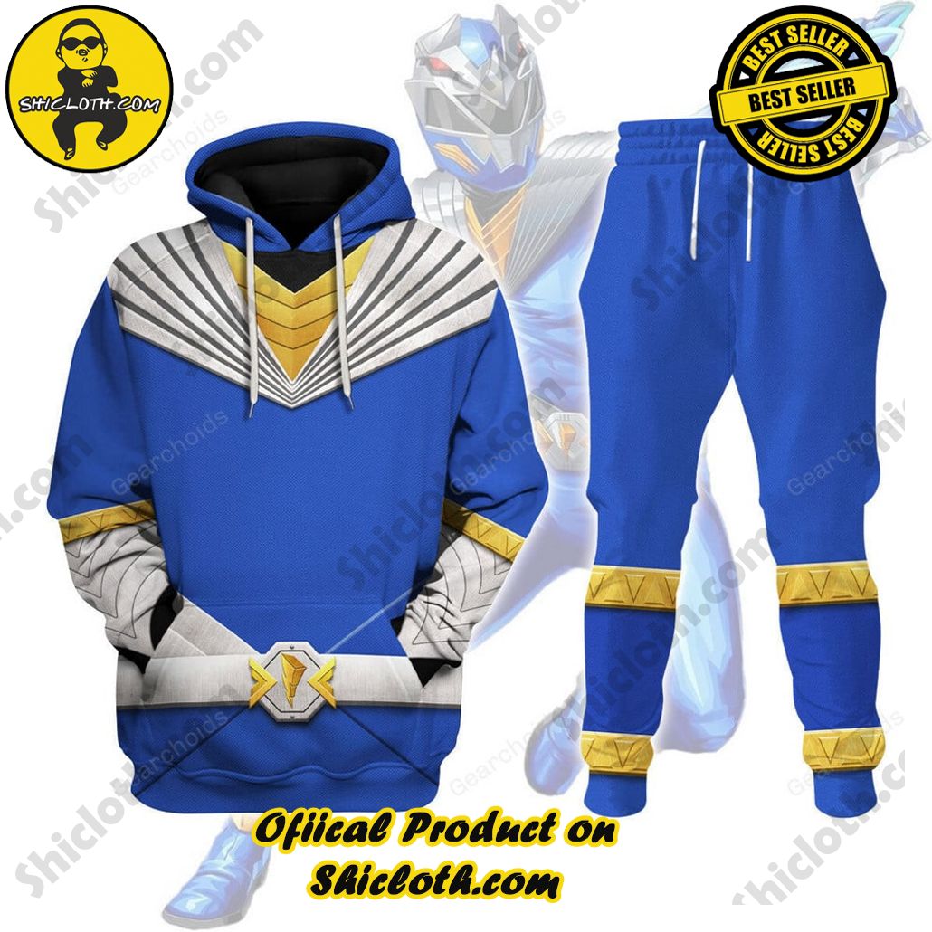 Unleash Your Inner Ranger: Introducing Shicloth's Power Rangers Lightspeed Outfit Costume Collection 6 Cosmic Fury Blue Ranger Hoodies Sweatshirt T-shirt ZipHoodies Sweatpants