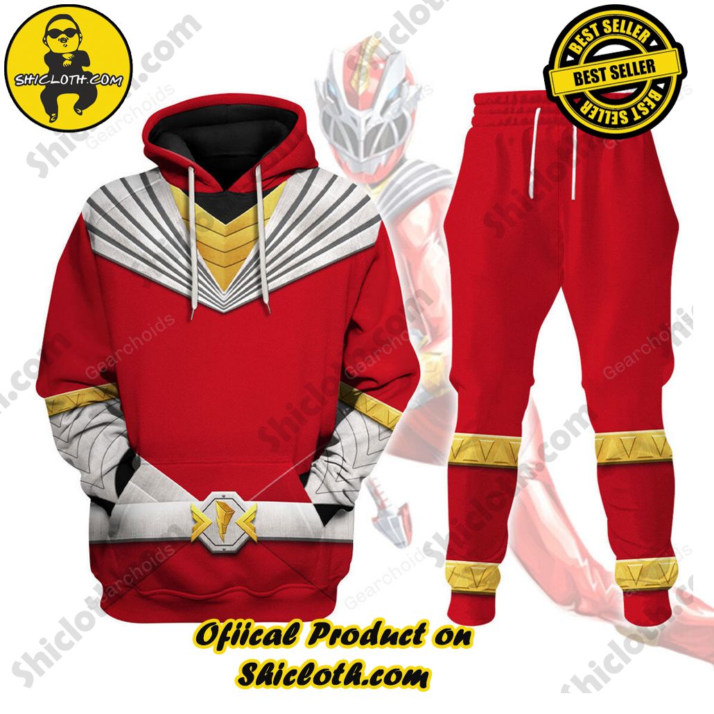 Unleash Your Inner Ranger: Introducing Shicloth's Power Rangers Lightspeed Outfit Costume Collection 9 Cosmic Fury Red Ranger Hoodies Sweatshirt T-shirt ZipHoodies Sweatpants