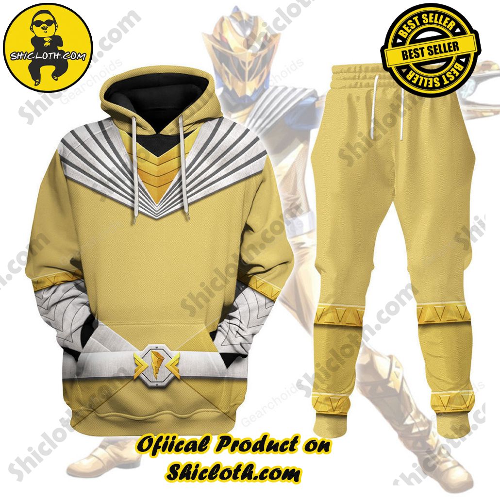 Unleash Your Inner Ranger: Introducing Shicloth's Power Rangers Lightspeed Outfit Costume Collection 10 Cosmic Fury Yellow Ranger Hoodies Sweatshirt T-shirt ZipHoodies Sweatpants
