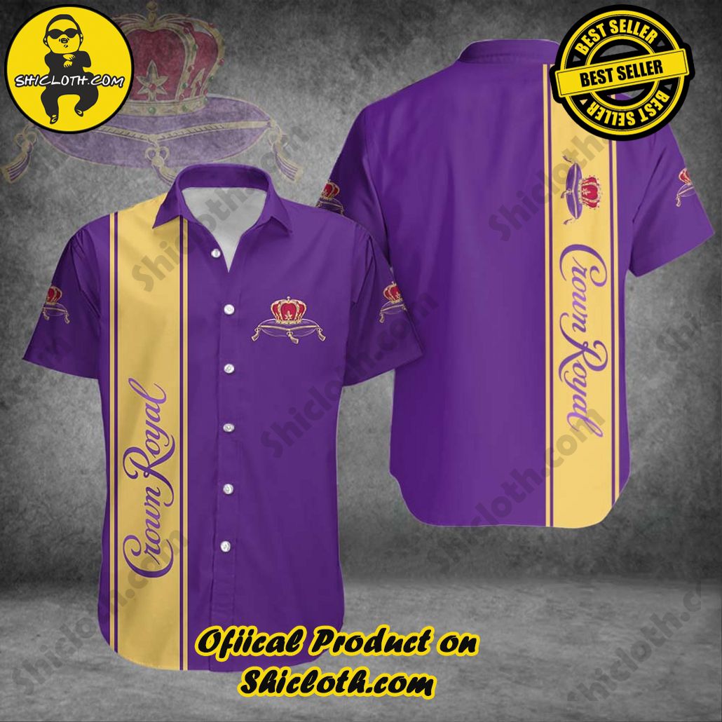 Discover Paradise: Shicloth's Button Shirt - Hawaiian Shirt 18 Crown Royal Button Shirt V4 - Hawaiian Shirt