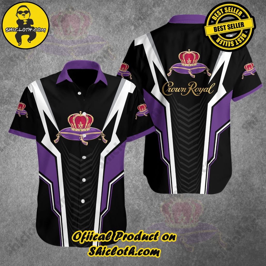 Discover Paradise: Shicloth's Button Shirt - Hawaiian Shirt 19 Crown Royal Custom Name Button Shirt - Hawaiian Shirt