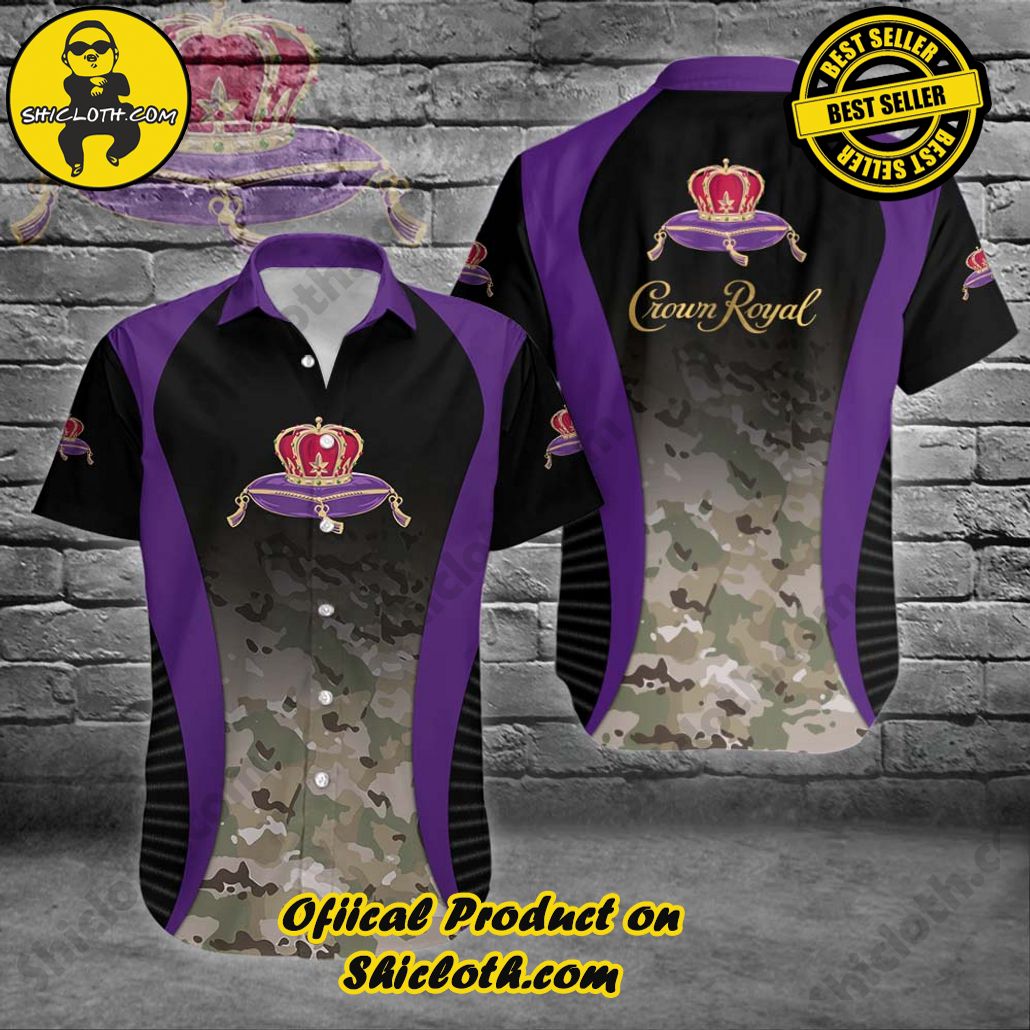 Unleash Your Inner Islander: Shicloth's Hawaiian Beach Shirts For Men 31 Crown Royal Camo Button Beach Shirts For Men