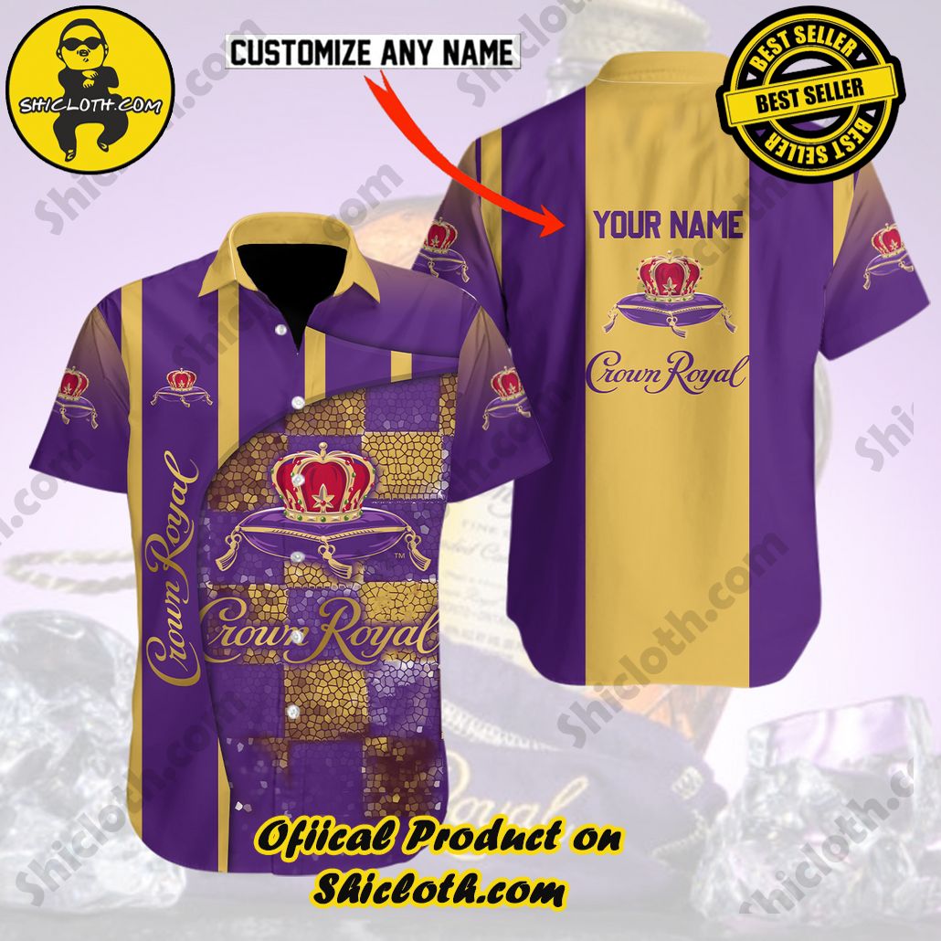 Discover Paradise: Shicloth's Button Shirt - Hawaiian Shirt 20 Crown Royal Custom Name Horror Button Shirt - Hawaiian Shirt