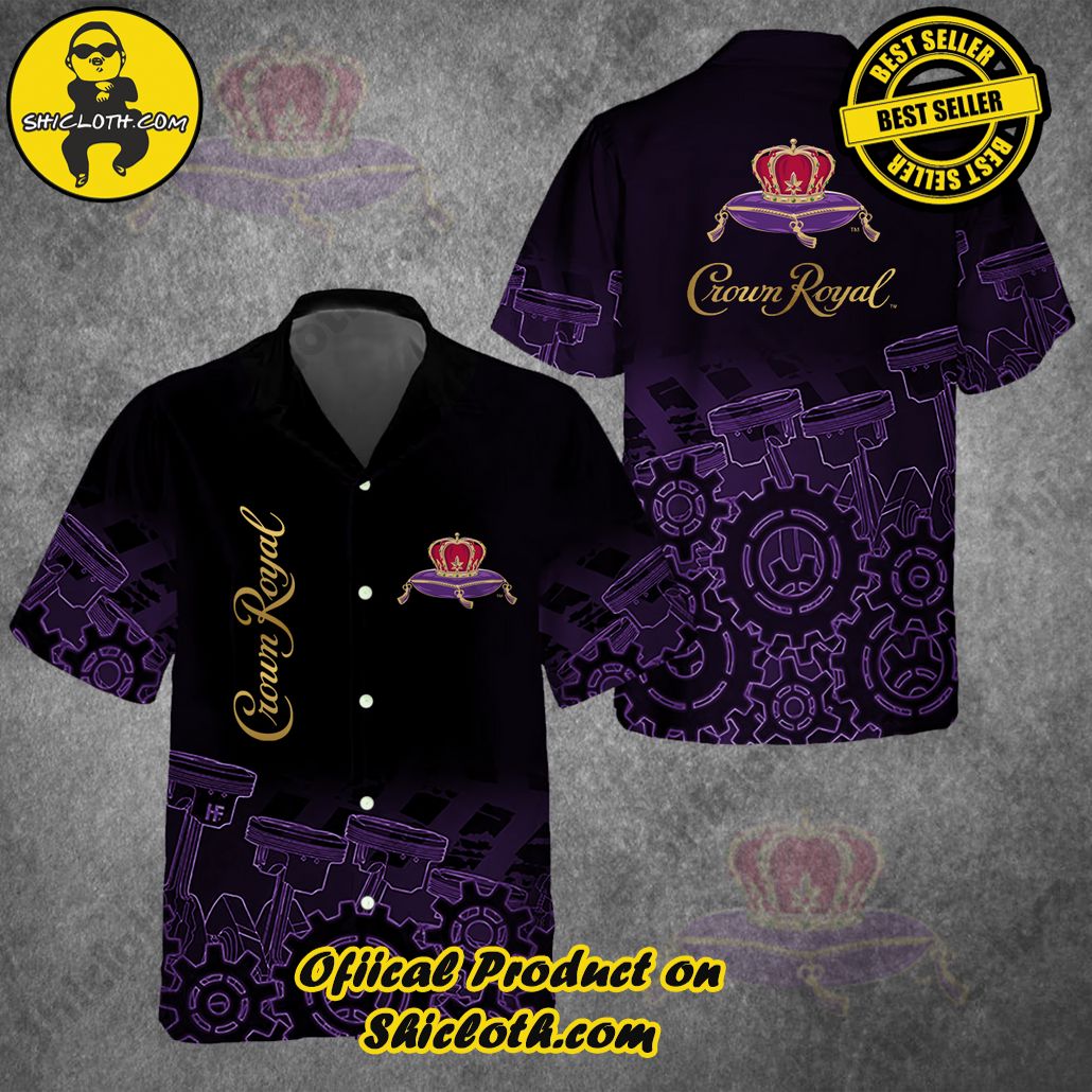 Unleash Your Inner Islander: Shicloth's Hawaiian Beach Shirts For Men 36 Crown Royal Mechanic Custom Name Hawaiian Beach Shirts For Men