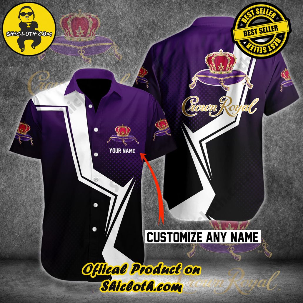 Discover Paradise: Shicloth's Button Shirt - Hawaiian Shirt 23 Crown Royal Personalized Button Shirt V1 - Hawaiian Shirt