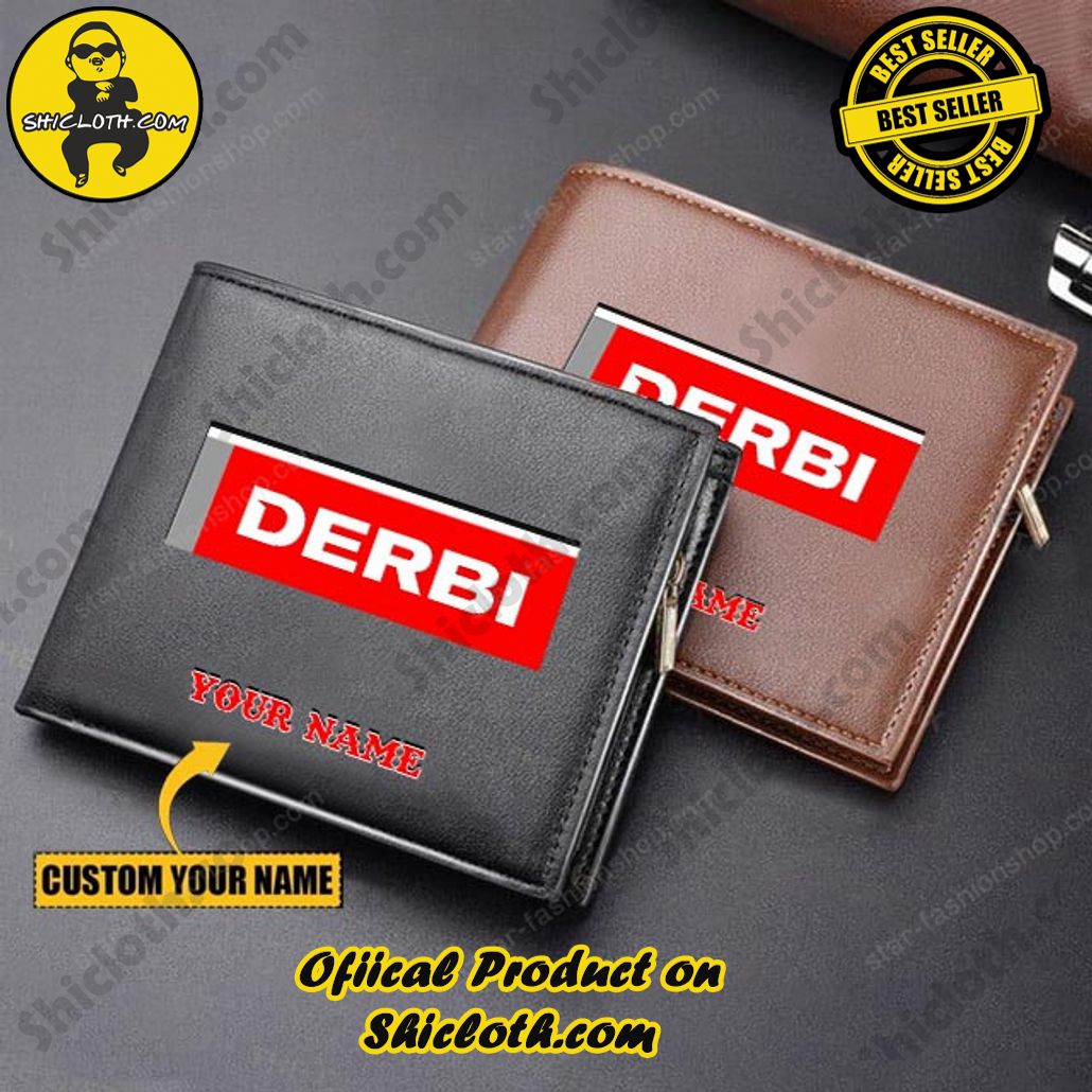 Discover the Timeless Elegance: Shicloth's Leather Wallet Unveiled 11 Derbi Motorcycles Custom Name Handmade Leather Wallet