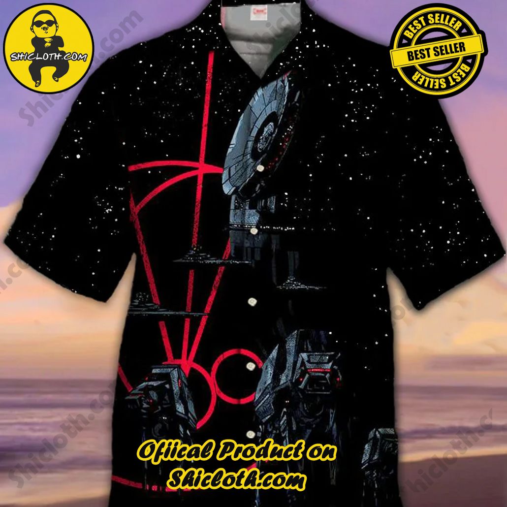 Shicloth Short Sleeve Shirts: Stay Cool and Look Sharp This Summer 16 Eye-Catching Mysterious Black Space Flash Star Giant Armed Walkers And Totems Printing Cuban Collar Hawaiian Short Sleeve Shirt