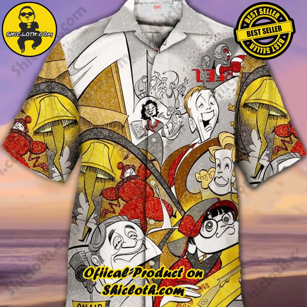 Shicloth Short Sleeve Shirts: The Perfect Way to Stay Cool and Comfortable on Your Beach Vacation 16 Eye-Catching Retro Comic Style Christmas Party And Leg Lights Printing Cuban Collar Hawaiian Short Sleeve Shirt