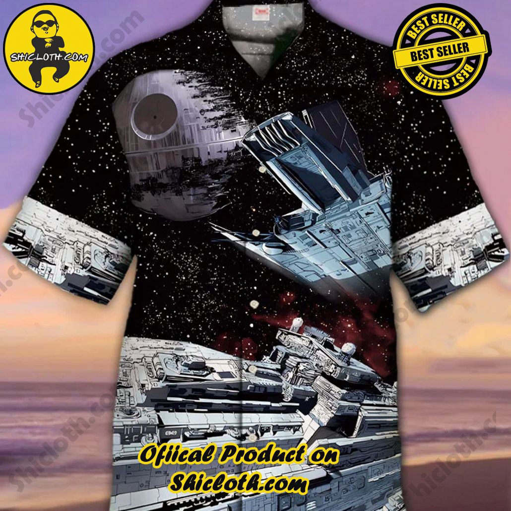 Shicloth Short Sleeve Shirts: Stay Cool and Look Sharp This Summer 23 Eye-Catching Space War Star Universe Spaceship And Sci-Fi Planet Printing Cuban Collar Hawaiian Short Sleeve Shirt
