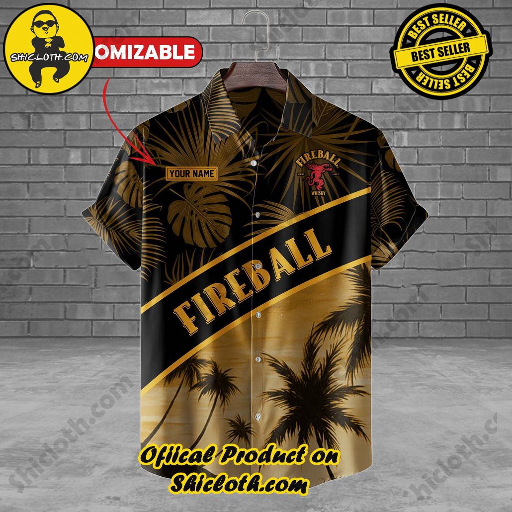 Discover Paradise: Shicloth's Button Shirt - Hawaiian Shirt 31 Fireball Button Shirt - Hawaiian Shirt