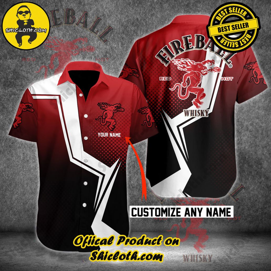 Discover Paradise: Shicloth's Button Shirt - Hawaiian Shirt 35 Fireball Personalized Button Shirt V1 - Hawaiian Shirt
