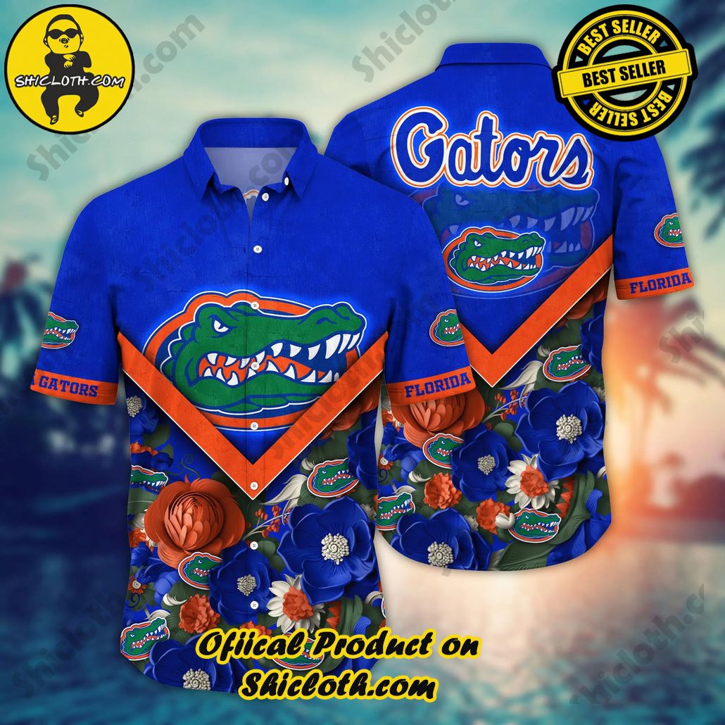 Show Your Team Spirit with Shicloth NCAA Beach Shirts 87 Florida Gators NCAA Hawaiian Shirt Custom Summery Aloha Shirt