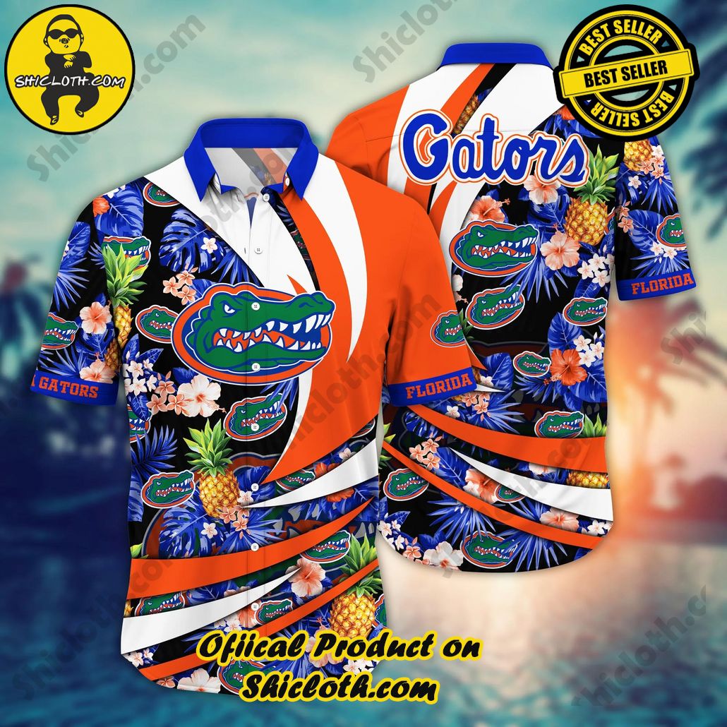 Show Your Team Spirit with Shicloth NCAA Beach Shirts 89 Florida Gators NCAA Hawaiian Shirt Surfing Aloha Shirt