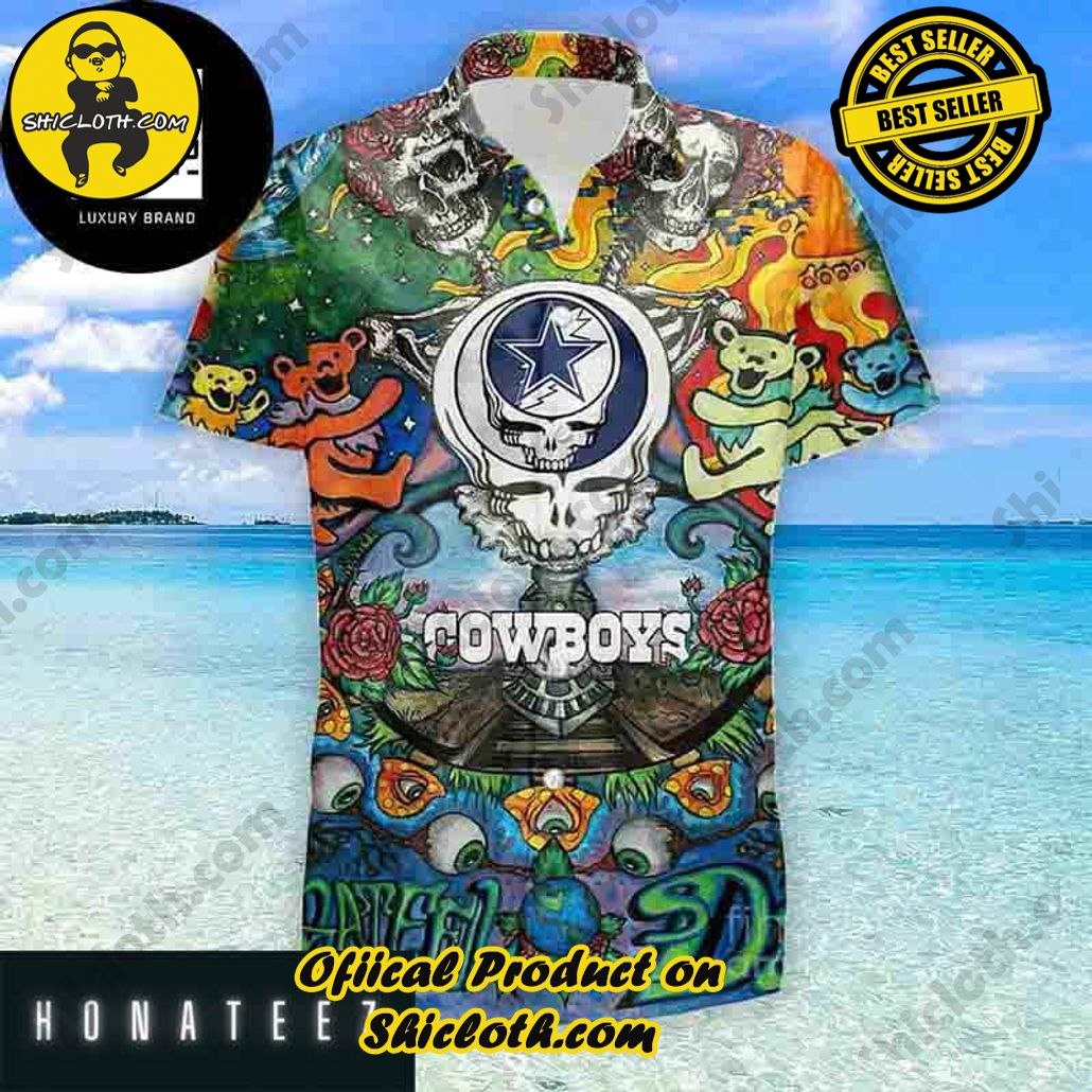 Tropical Vibes: Explore Shicloth's Hawaiian Shirt Collection 21 Grateful Dead NFL Dallas Cowboys 2024 Trendy Hawaiian Shirt
