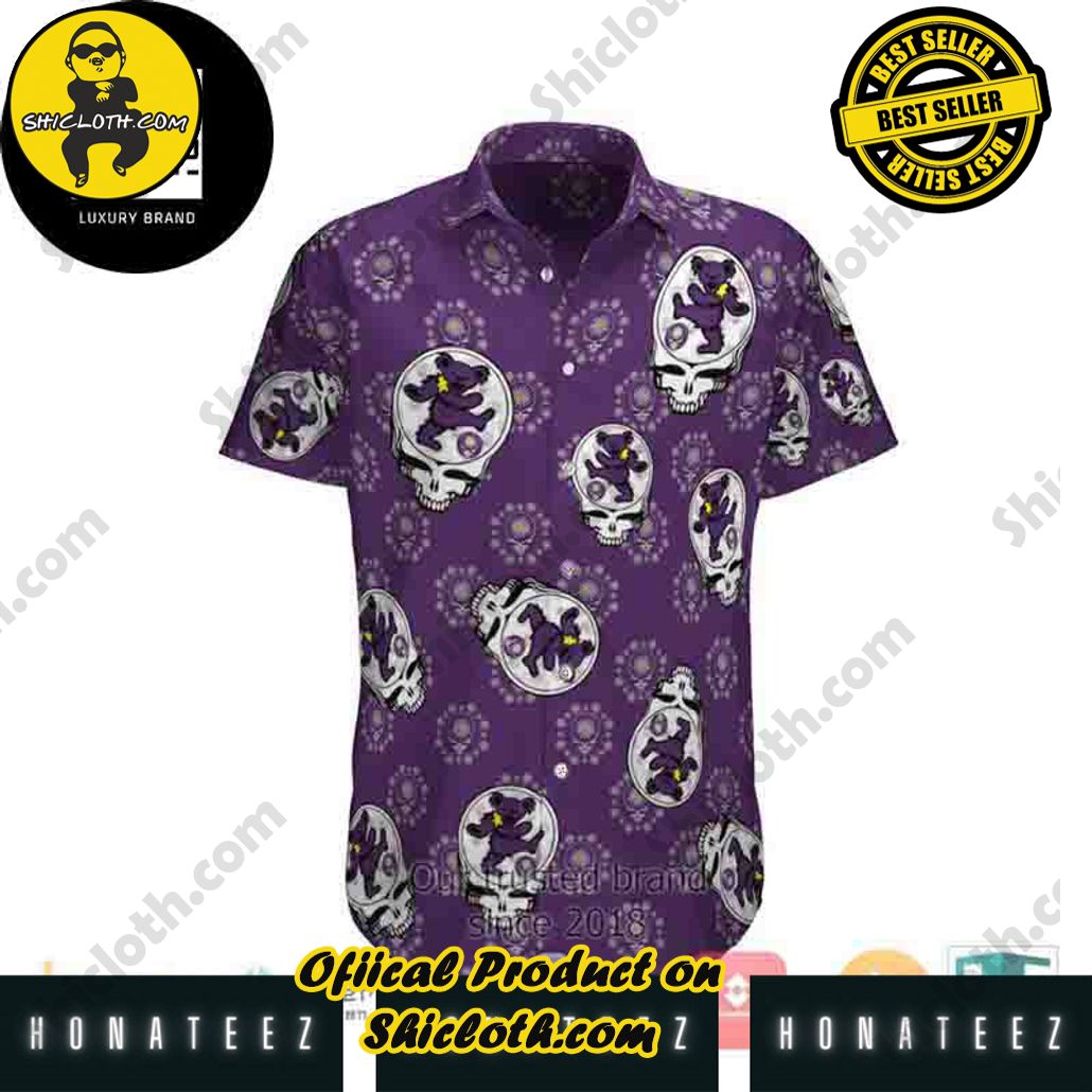 Tropical Vibes: Explore Shicloth's Hawaiian Shirt Collection 25 Grateful Dead Purple Dancing Bears 2024 Trendy Hawaiian Shirt